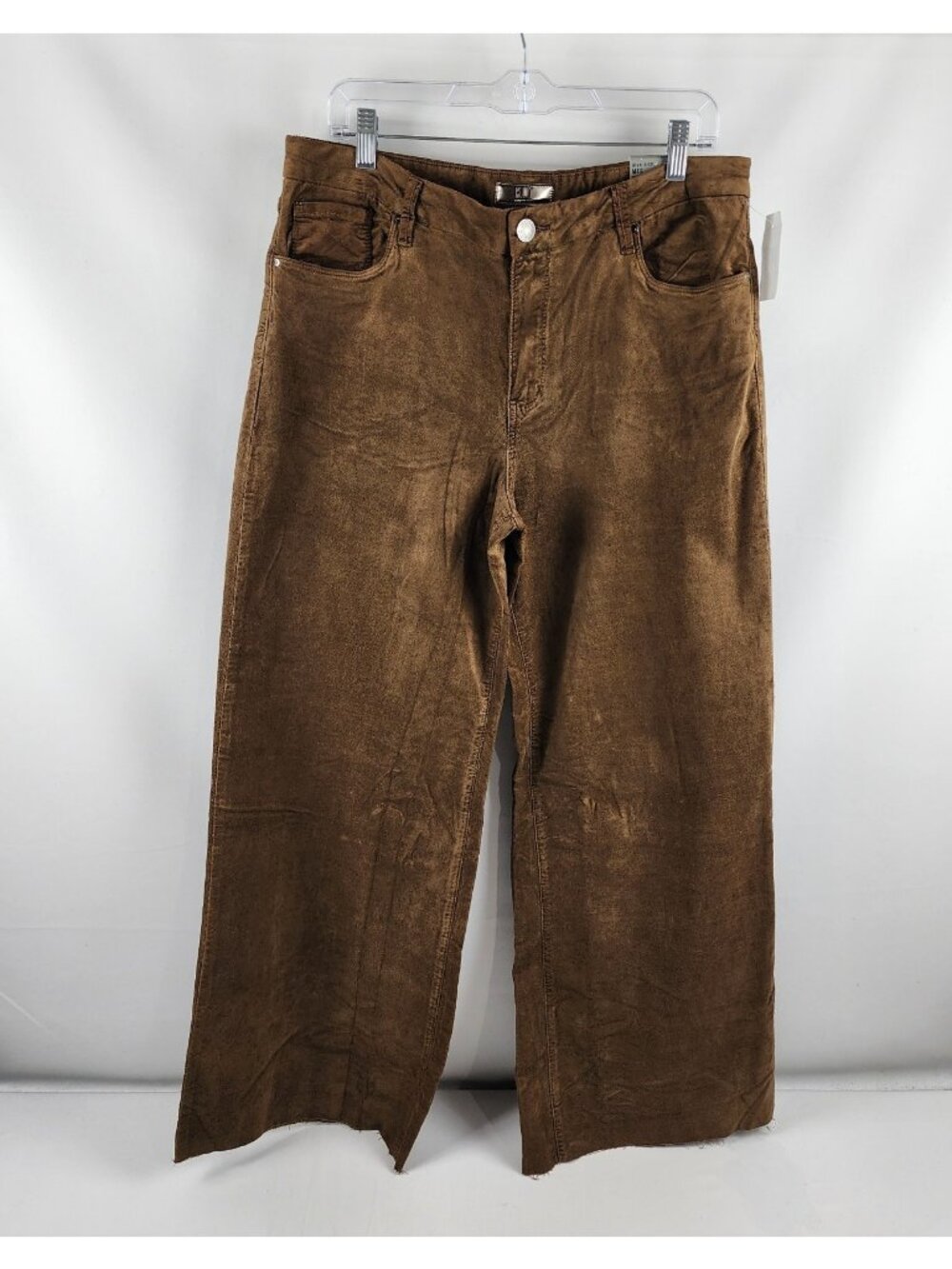 Kut From The Kloth Jeans Women 14 Brown High Rise Meg Wide Leg (36x30) NWT